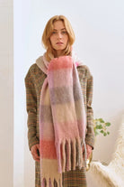 Colorful Plaid Long Scarf - Golden Hour BoutiqueAccessories