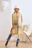 Colorful Plaid Long Scarf - Golden Hour BoutiqueAccessories