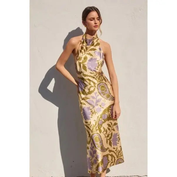 Hopeless Romantic Halter Maxi Dress - Golden Hour Boutiquemaxi dresses