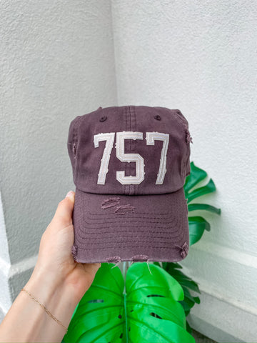 757 area code baseball hat