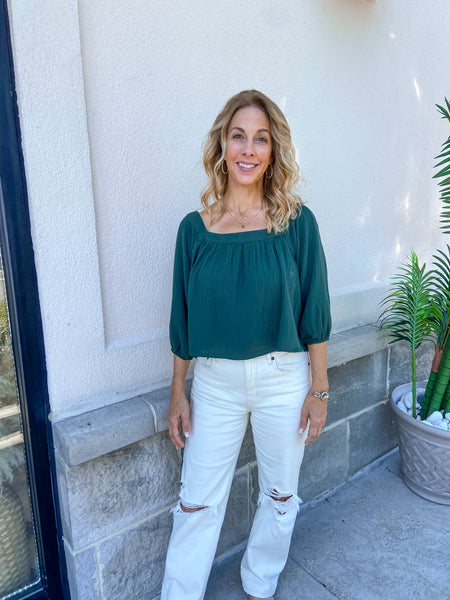 Like A Gem Back Tie Top