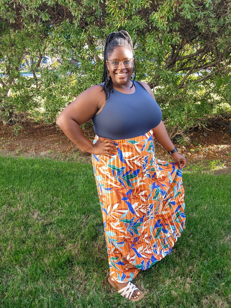 Never Better Pleated Maxi Skirt