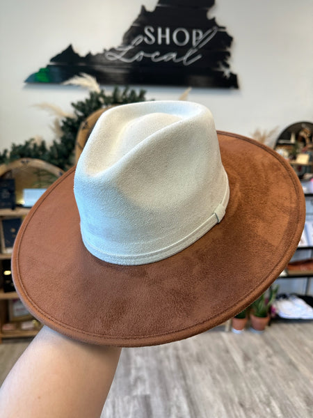 Half & Half Suede Rancher Hat