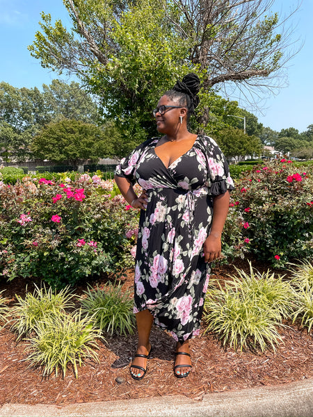 Flaunt It Floral Maxi Dress