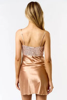 Luxe Only Satin Mini Dress - Golden Hour BoutiqueMini Dresses