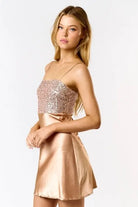 Luxe Only Satin Mini Dress - Golden Hour BoutiqueMini Dresses