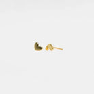Tiny Heart Stud Earrings - Golden Hour BoutiqueEarrings