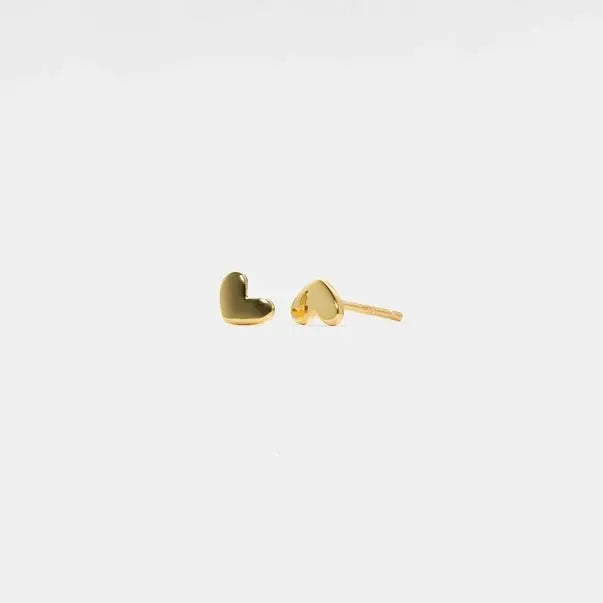 Tiny Heart Stud Earrings - Golden Hour BoutiqueEarrings