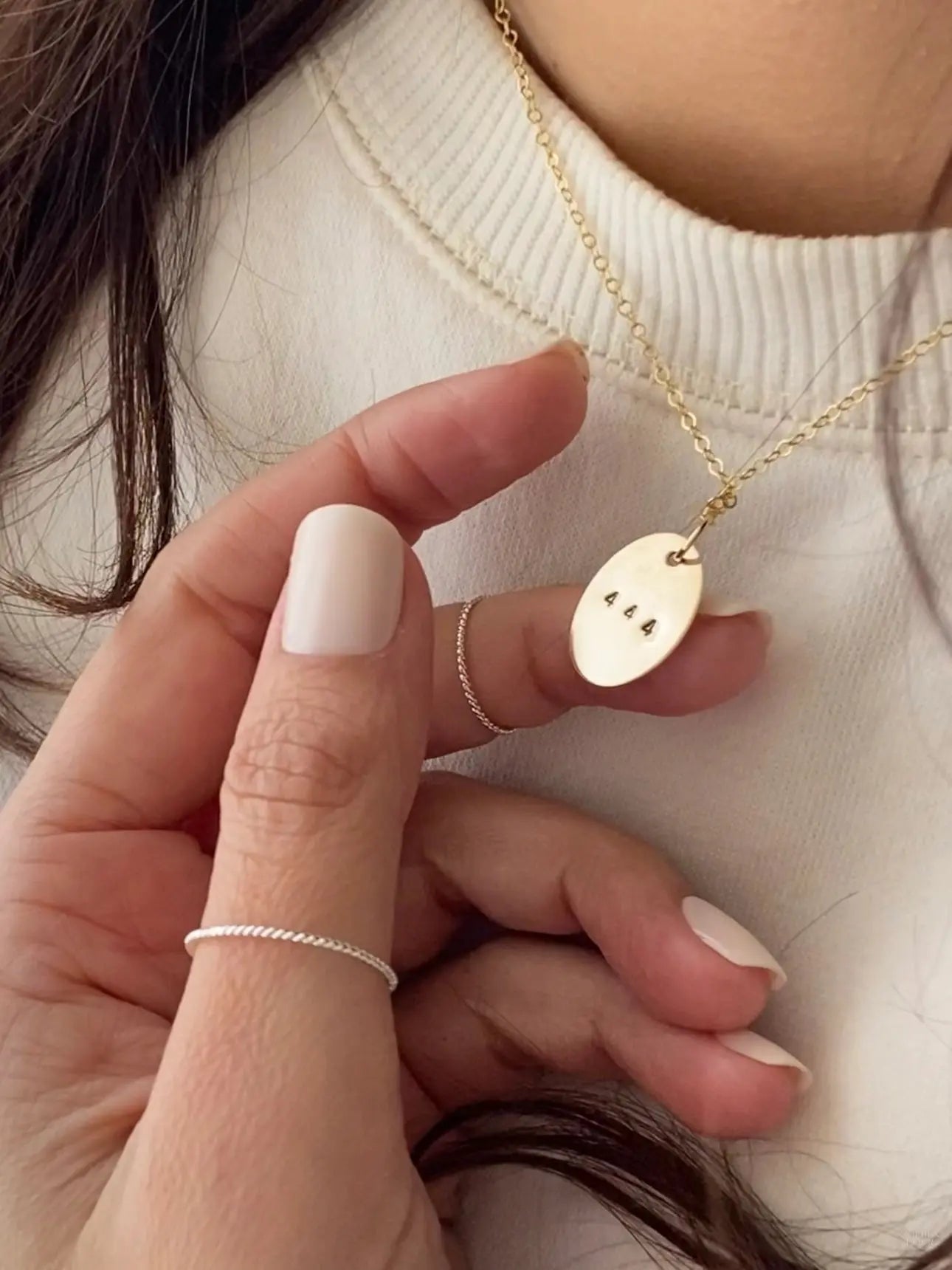 Angel Number Gold Filled Coin Necklace - Golden Hour BoutiqueNecklace