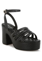Athla Strappy High Platform Sandals - Golden Hour Boutique