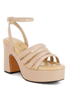 Athla Strappy High Platform Sandals - Golden Hour Boutique