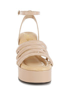 Athla Strappy High Platform Sandals - Golden Hour Boutique