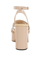 Athla Strappy High Platform Sandals - Golden Hour Boutique