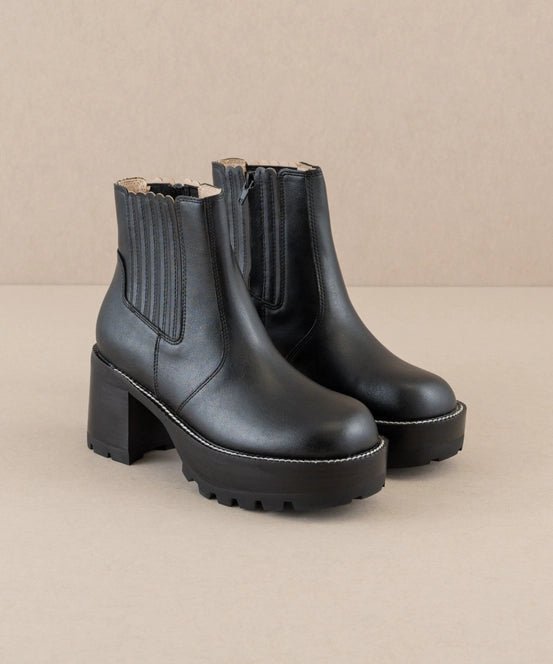 Aubrey Platform Paneled Boots - Golden Hour BoutiqueBoots