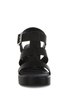 Avalon Chunky Pin Buckle Platform Heels - Golden Hour Boutique