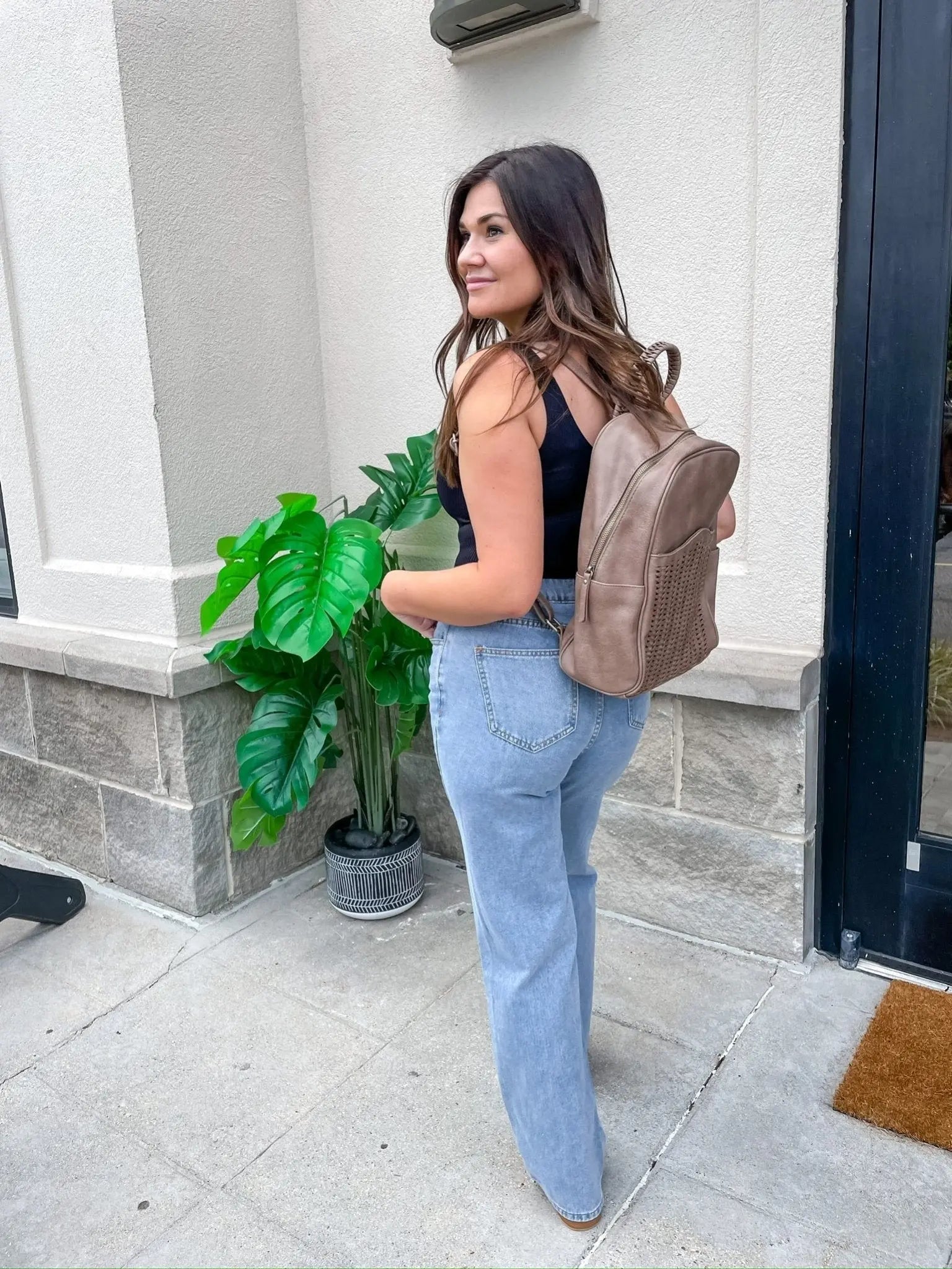 Bailey Backpack | Taupe - Golden Hour BoutiqueBags