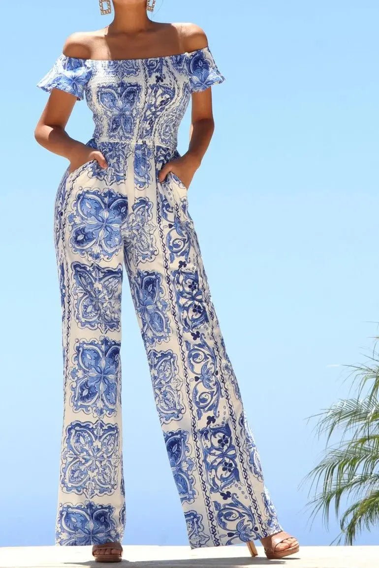 Balcony Views Jumpsuit - Golden Hour BoutiqueJumpsuits