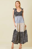 Be Free Floral Mix Maxi Dress - Golden Hour Boutiquemaxi dresses