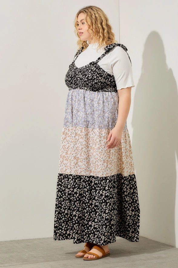 Be Free Floral Mix Maxi Dress - Golden Hour Boutiquemaxi dresses