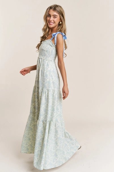 Blue Meadow Maxi Dress - Golden Hour Boutiquemaxi dresses