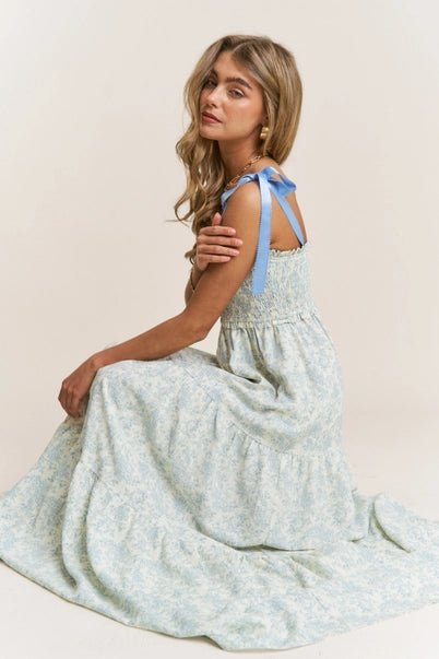 Blue Meadow Maxi Dress - Golden Hour Boutiquemaxi dresses