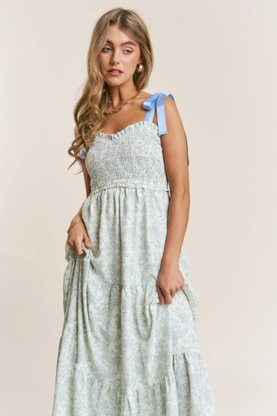 Blue Meadow Maxi Dress - Golden Hour Boutiquemaxi dresses
