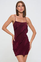 Bragging Rights Ruffle Mini Dress - Golden Hour BoutiqueMini Dresses