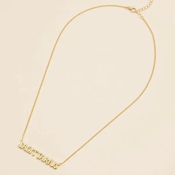 Bubble Zodiac Necklace - Golden Hour BoutiqueNecklaces
