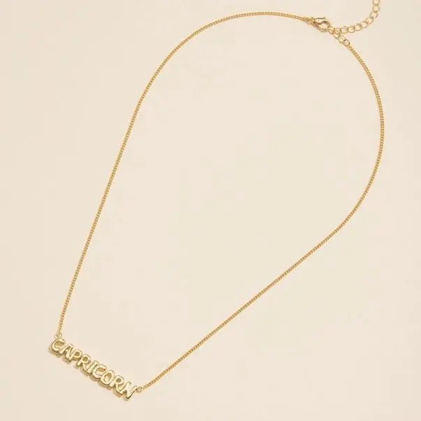 Bubble Zodiac Necklace - Golden Hour BoutiqueNecklaces