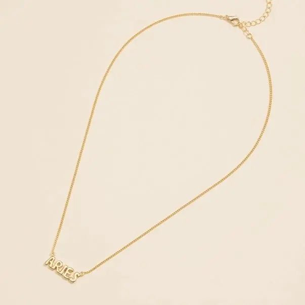 Bubble Zodiac Necklace - Golden Hour BoutiqueNecklaces