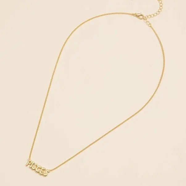Bubble Zodiac Necklace - Golden Hour BoutiqueNecklaces