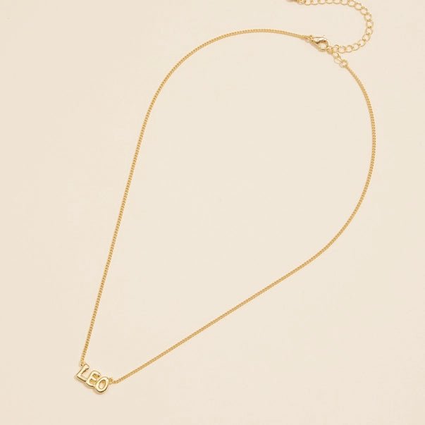 Bubble Zodiac Necklace - Golden Hour BoutiqueNecklaces