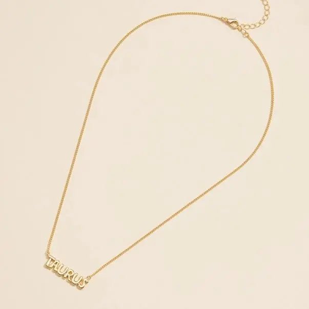 Bubble Zodiac Necklace - Golden Hour BoutiqueNecklaces