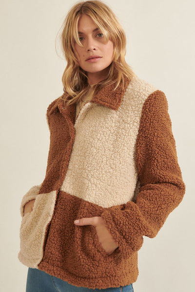 Check It Out Sherpa Jacket