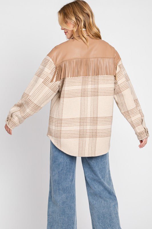 Canyon Fringe Shacket - Golden Hour BoutiqueJackets