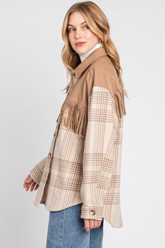 Canyon Fringe Shacket - Golden Hour BoutiqueJackets