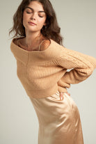 Champagne Ease Satin Midi Dress - Golden Hour BoutiqueMidi Dresses