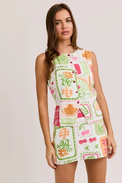 Chéri Garden Top - Golden Hour BoutiqueTops