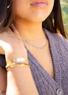 Chevron Chain Necklace - Golden Hour BoutiqueNecklaces