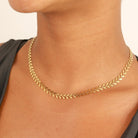 Chevron Chain Necklace - Golden Hour BoutiqueNecklaces