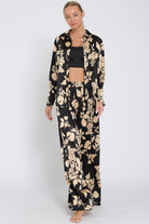 City Vibes Satin Pants - Golden Hour BoutiqueWide Leg Pants