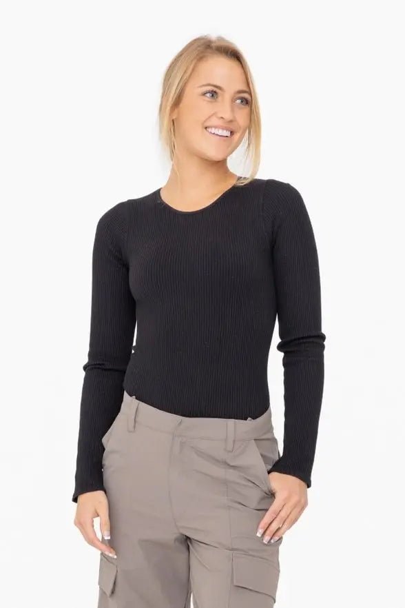 Closet Staple Long Sleeve Bodysuit - Golden Hour BoutiqueBodysuits