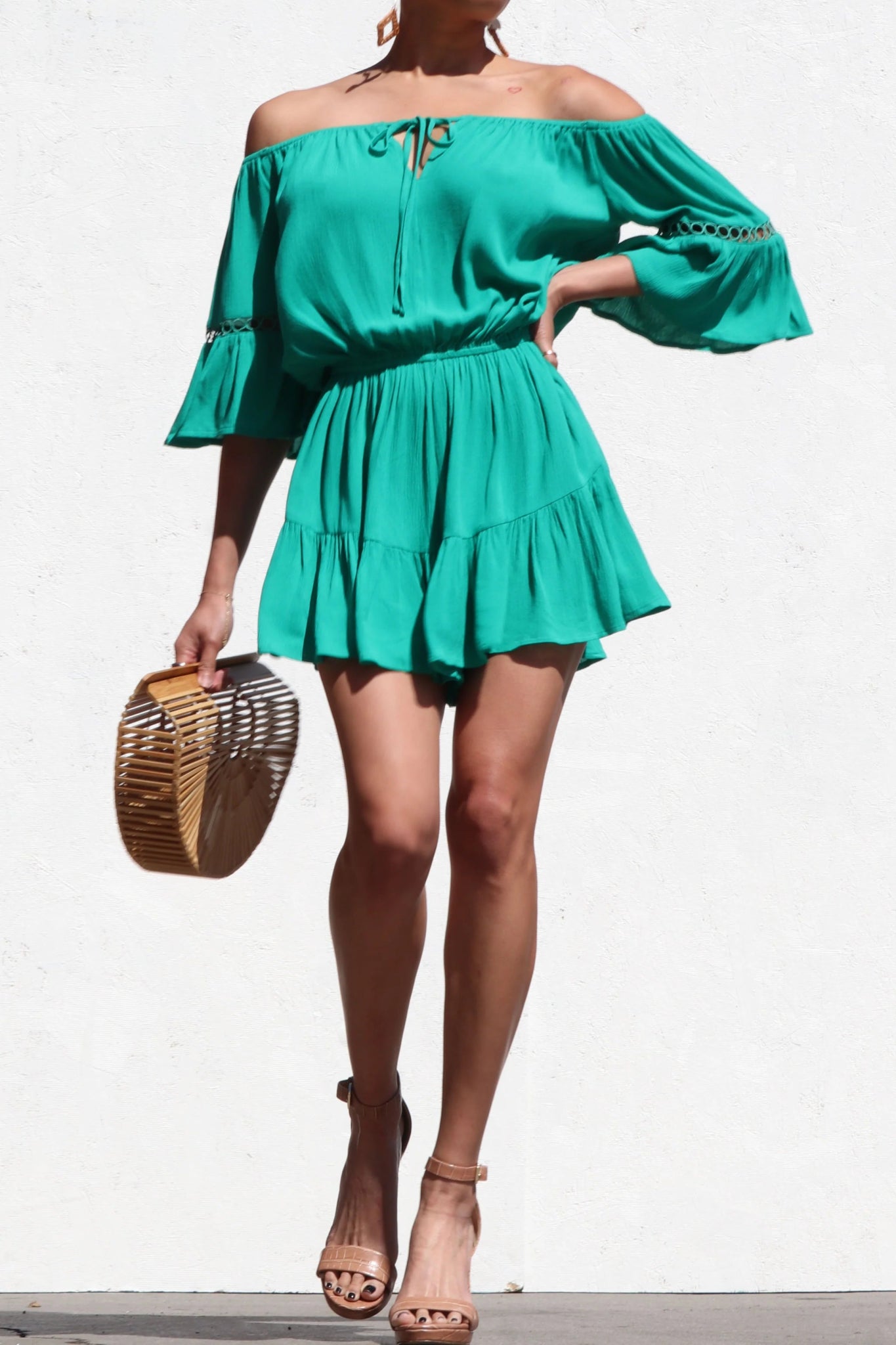 Coastal Charm Romper - Golden Hour BoutiqueRompers