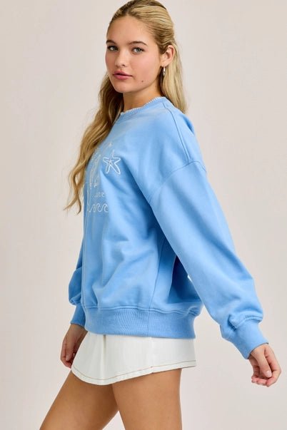 Coastal Crush Sweatshirt - Golden Hour BoutiquePullover