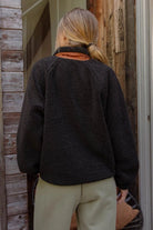 Colorblock Snap Button Down Shacket - Golden Hour BoutiqueShacket