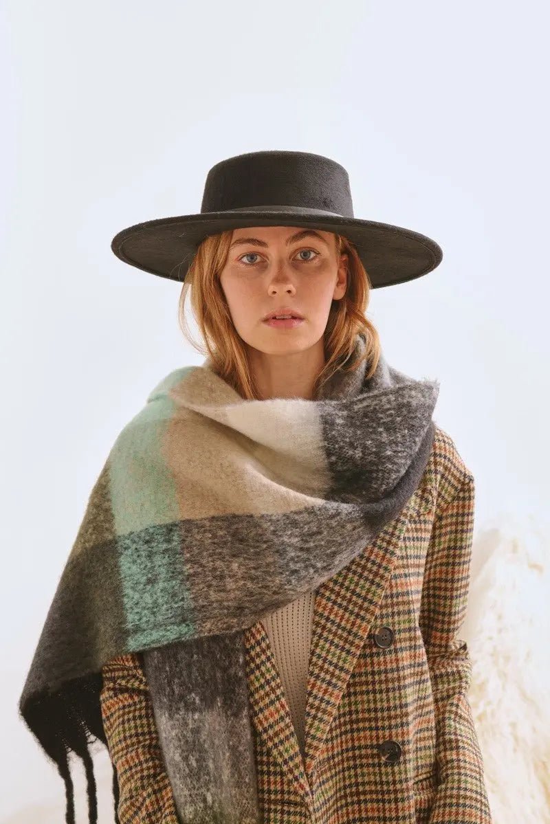 Colorful Plaid Long Scarf - Golden Hour BoutiqueAccessories