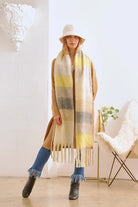 Colorful Plaid Long Scarf - Golden Hour BoutiqueAccessories