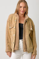 Cozy Luck Corduroy Mix Jacket - Golden Hour BoutiqueJackets