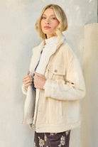 Cozy Luck Corduroy Mix Jacket - Golden Hour BoutiqueJackets