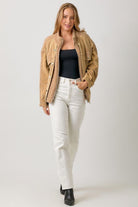 Cozy Luck Corduroy Mix Jacket - Golden Hour BoutiqueJackets